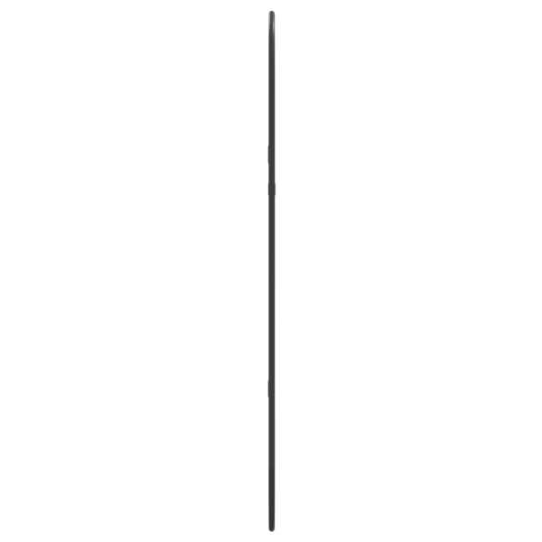 vidaXL Väggspegel svart 70x30 cm oval Svart
