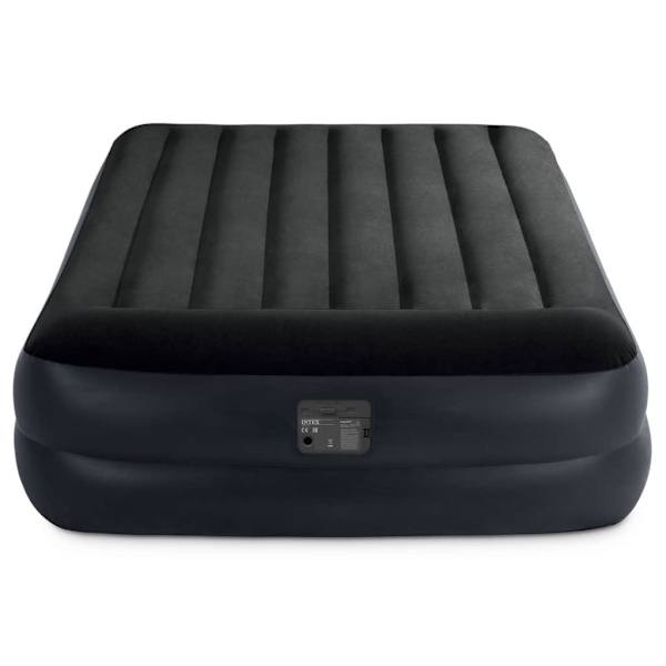 INTEX Luftmadrass Dura-Beam Plus Pillow Rest Raised Queen 42 cm Grå