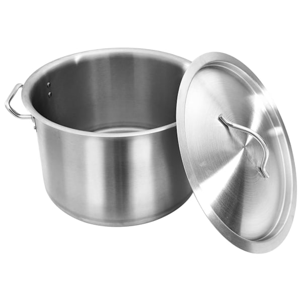 vidaXL Gryta 32 L 40x26 cm rostfritt stål Silver