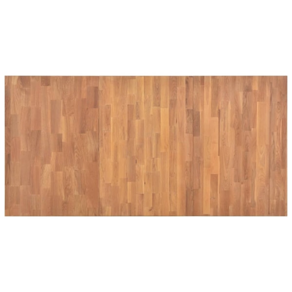 vidaXL Matbord 180x90x74 cm massivt ekträ grå