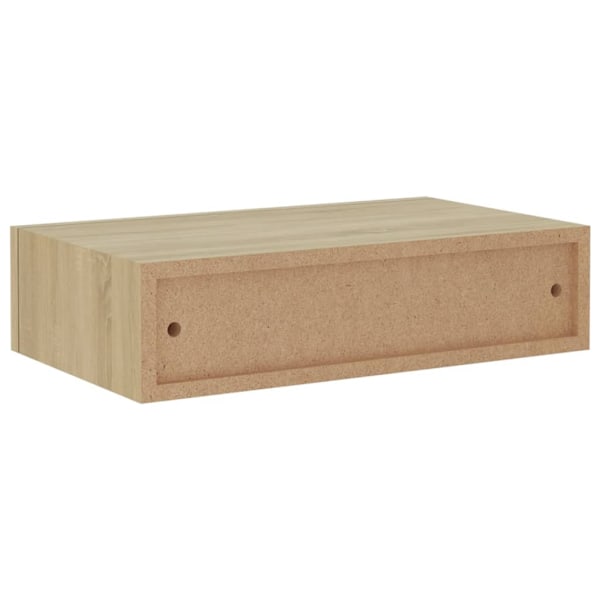 vidaXL Väggmonterade lådor ek 2 st 40x23,5x10 cm MDF Brun