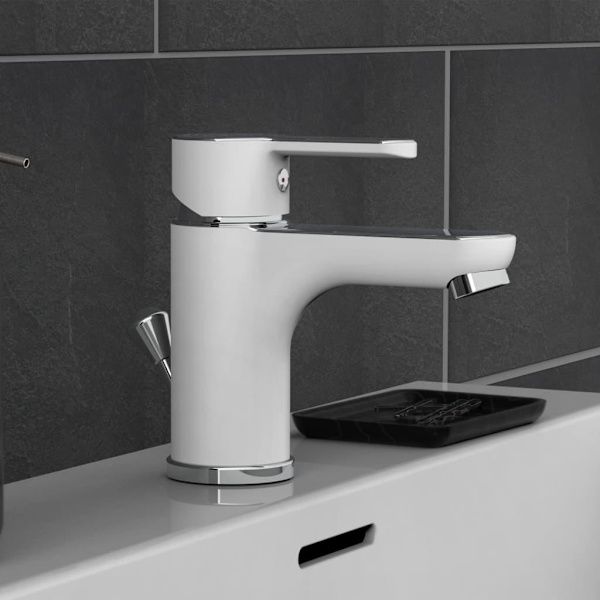 EISL Tvättställsblandare DIZIANI vit/krom Flerfärgsdesign