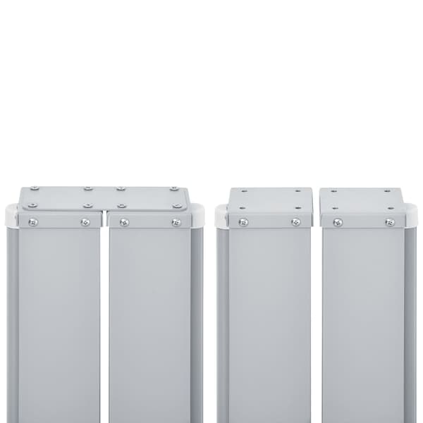 vidaXL Infällbar sidomarkis blå 100x600 cm Blå