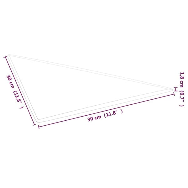 vidaXL Väggpaneler 12 st mörkgrå 30x30 cm tyg 0,54 m² Grå