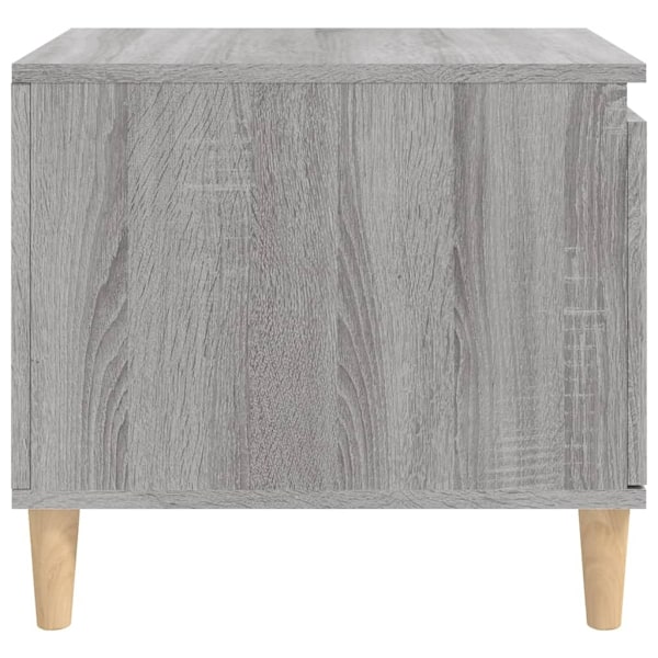 vidaXL Soffbord grå sonoma 100x50x45 cm konstruerat trä Grå
