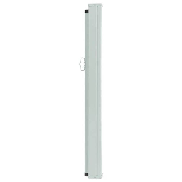vidaXL Infällbar sidomarkis 140x500 cm svart Svart