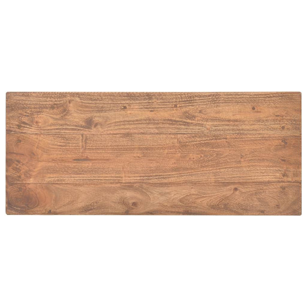 vidaXL Konsolbord massivt återvunnet trä 69x28x70 cm Brun