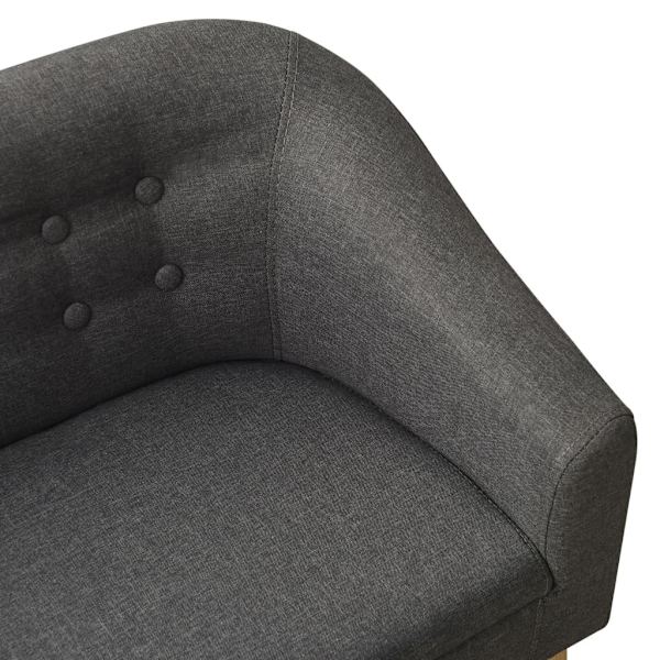 vidaXL Barnsoffa grå tyg grå