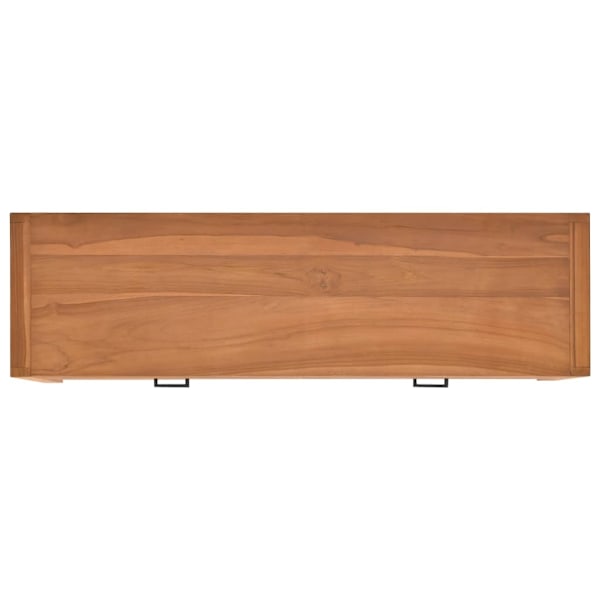 vidaXL Tv-bänk 140x40x45 cm teak Brun