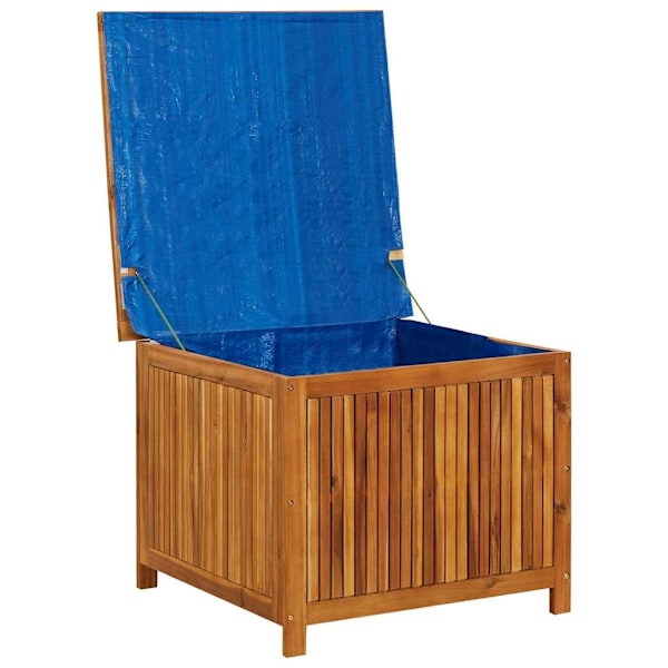 vidaXL Dynbox 75x75x58 cm massivt akaciaträ Brun