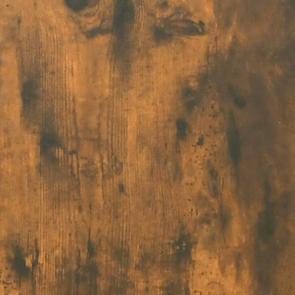 vidaXL Väggmonterat sängbord rökfärgad ek 50x36x25 cm Brun