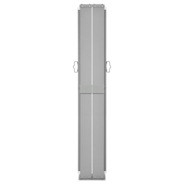 vidaXL Infällbar sidomarkis 140x1200 cm gräddvit Creme