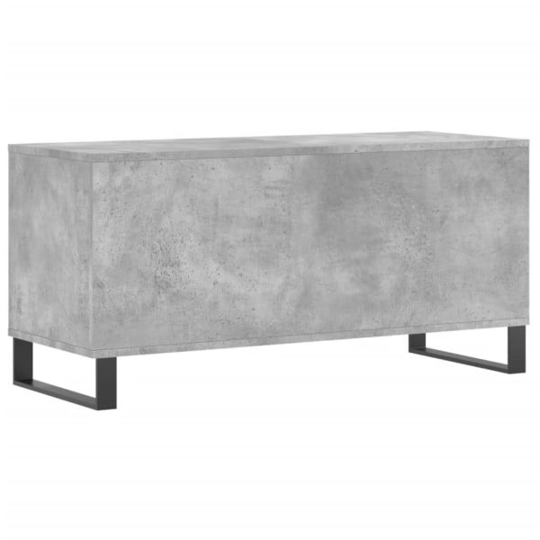 vidaXL Stereobänk betong-grå 100x38x48 cm konstruerat trä Grå