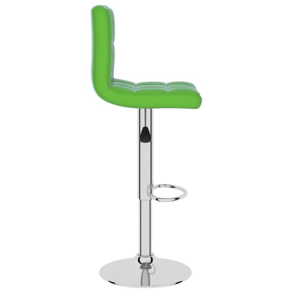 vidaXL Barstol grön konstläder Grön
