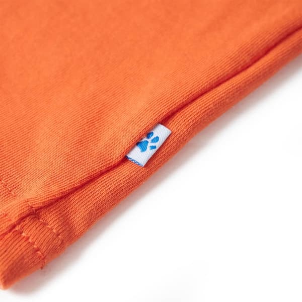 vidaXL Kjol för barn stark orange 128 Orange