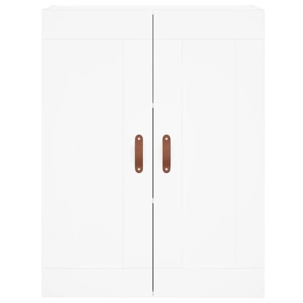 vidaXL Väggskåp vit 69,5x34x90 cm konstruerat trä Vit