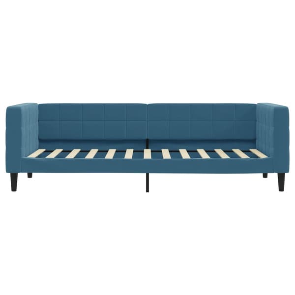 vidaXL Dagbädd utdragbar med lådor blå 80x200 cm sammet Blå