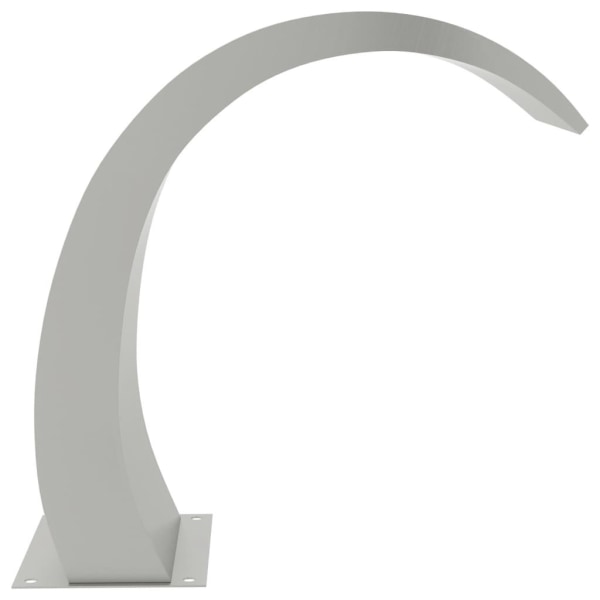 vidaXL Poolfontän 22x60x70 cm rostfritt stål 304 Silver