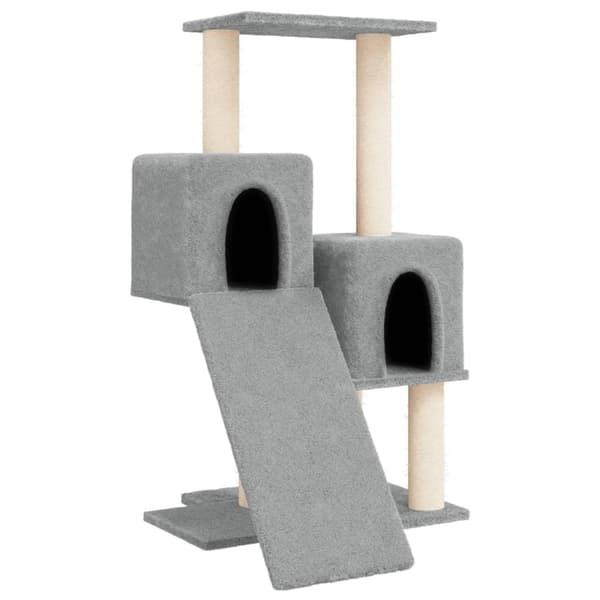 vidaXL Klösträd med sisalpelare ljusgrå 82 cm Grå