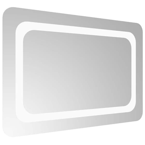vidaXL Badrumsspegel LED 60x40 cm Transparent