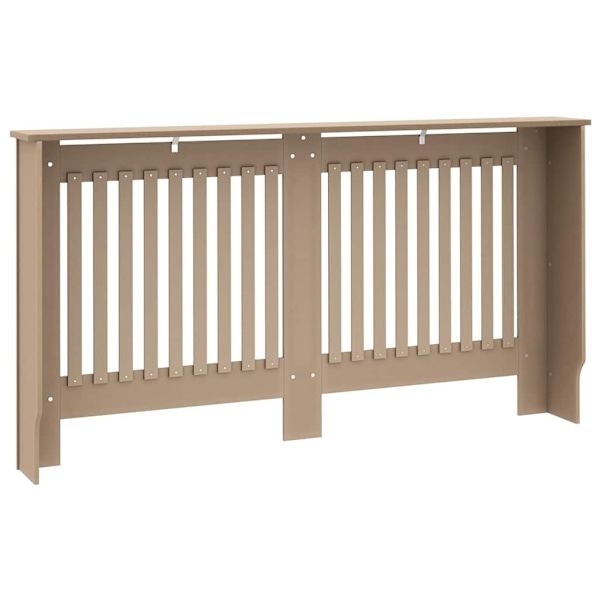 vidaXL Elementskydd 152x19x81,5 cm MDF Brun