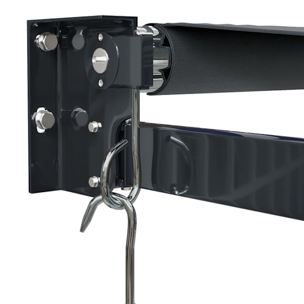vidaXL Markis infällbar antracit 3x2,5 m tyg&aluminium Antracit