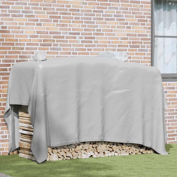 vidaXL Presenning 650 g/m² 3x3 m grå grå