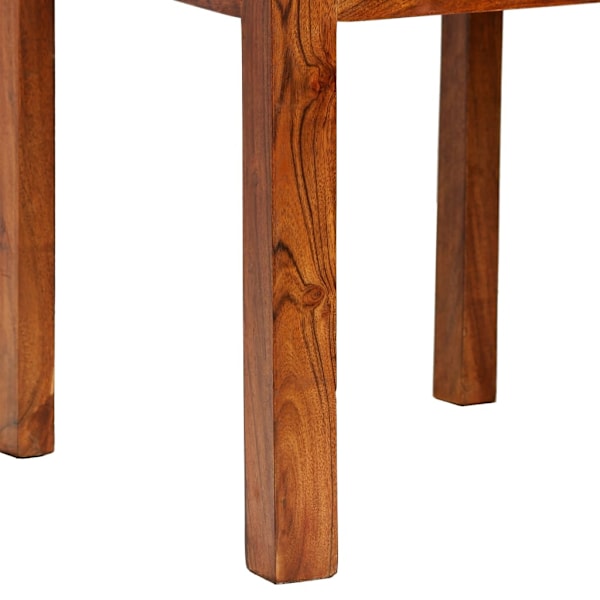 vidaXL Matstolar 4 st massivt trä modern Brun