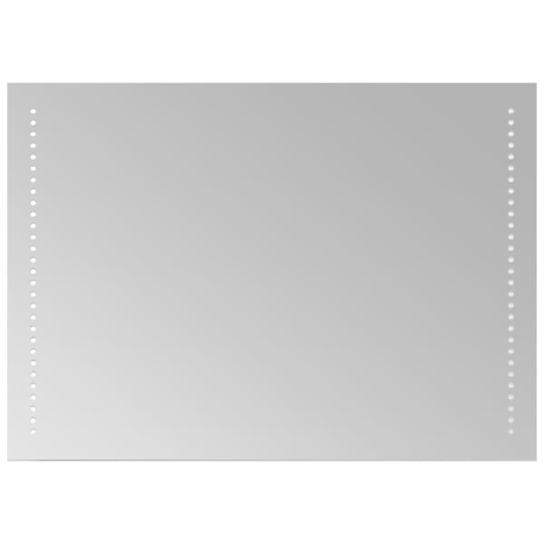 vidaXL Badrumsspegel LED 50x70 cm Transparent