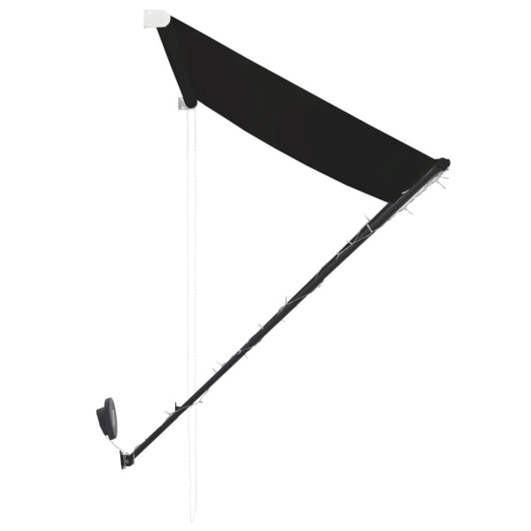 vidaXL Markis med LED 300x150 cm antracit Antracit