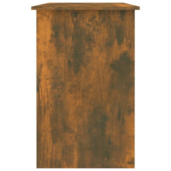 vidaXL Skrivbord rökfärgad ek 100x50x76 cm konstruerat trä Brun