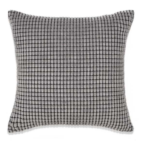 vidaXL Kudde 2 st velour grå 45x45 cm grå