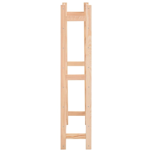 vidaXL Vinställ för 56 flaskor furu Beige