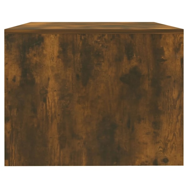 vidaXL Soffbord rökfärgad ek 102x55x42 cm konstruerat trä Brun