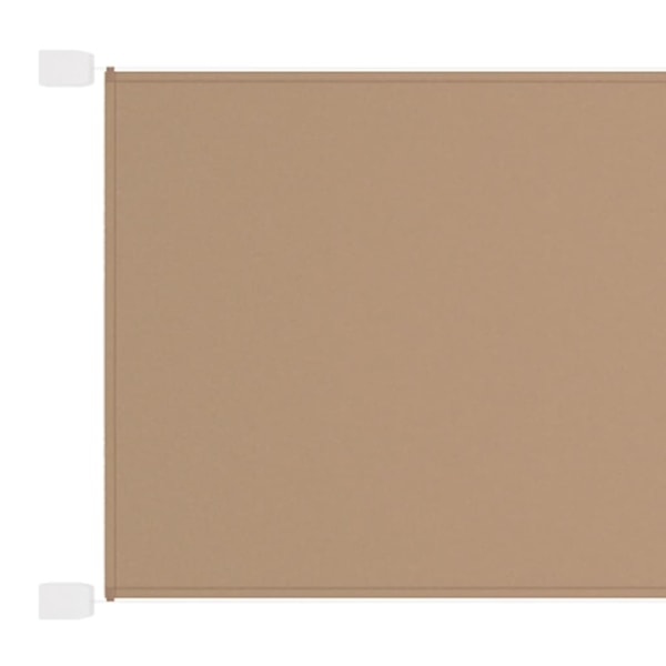 vidaXL Markis vertikal taupe 250x420 cm oxfordtyg Taupe