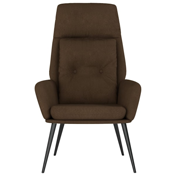 vidaXL Vilstol brun konstmocka Brun