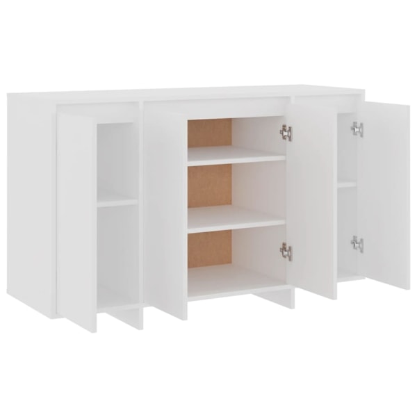 vidaXL Skänk vit 120x41x75 cm konstruerat trä Vit