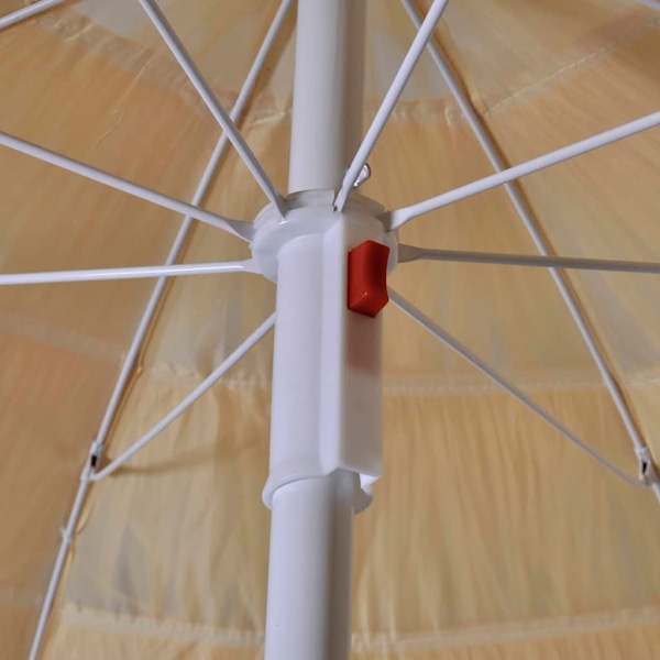 vidaXL Strandparasoll Hawaii inspirerad Beige