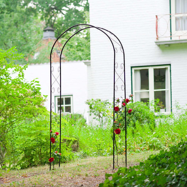 Nature Rosenbåge 100x37x230cm svart Svart