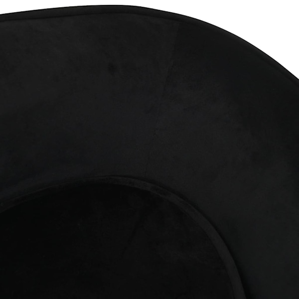 vidaXL Hundsoffa Svart 67x47x36 cm plysch Svart