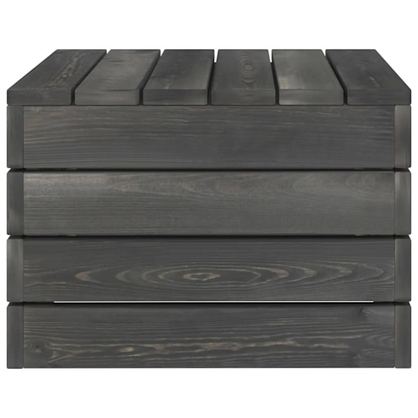vidaXL Pallsoffgrupp med dynor 2 delar massiv furu Beige