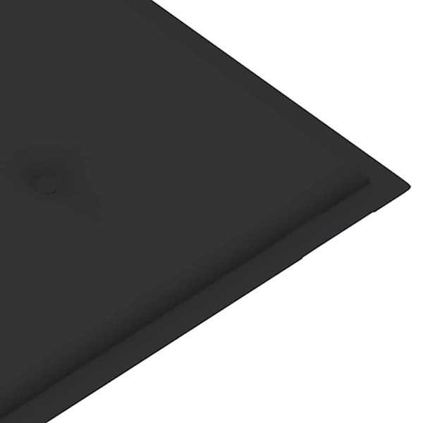 vidaXL Trädgårdsbänk med dyna 120 cm bambu Antracit