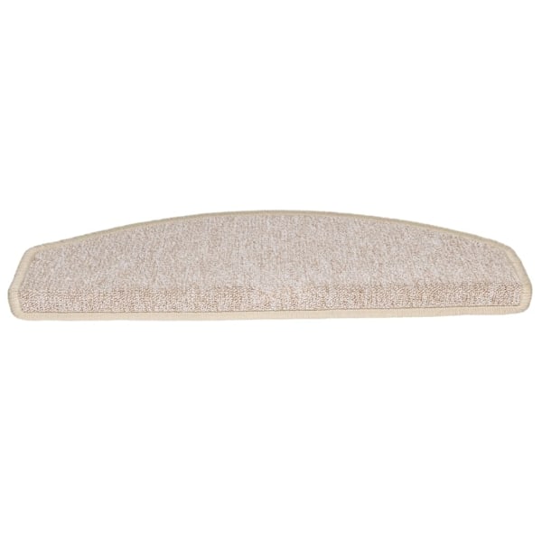 vidaXL 15 st Trappstegsmattor taupe 65x24x4 cm Taupe