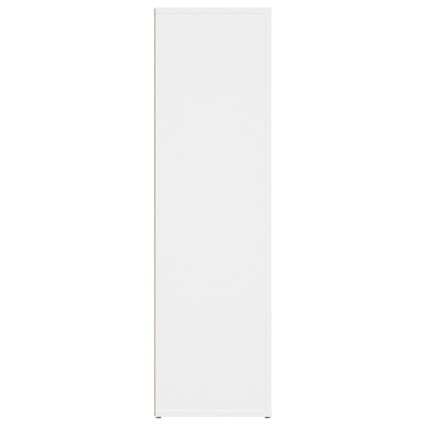 vidaXL Skänk vit 80x30x106 cm konstruerat trä Vit