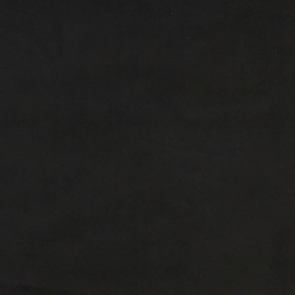 vidaXL Sängram utan madrass svart 160x200 cm sammet Svart