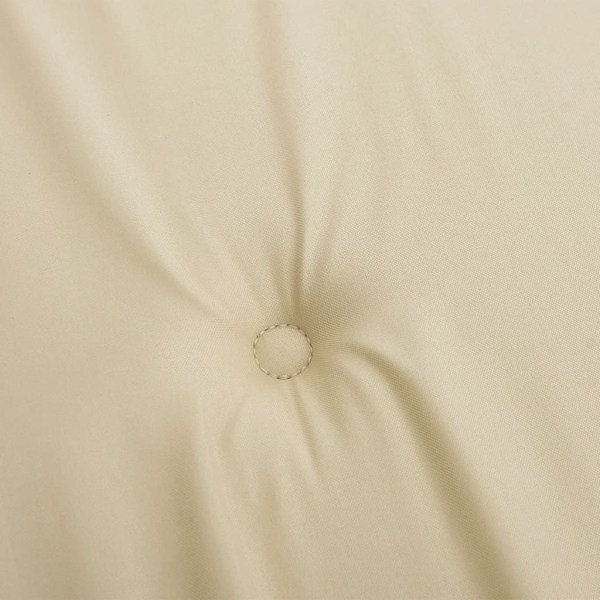 vidaXL Stolsdynor 2 st beige 50x50x4 cm oxfordtyg Beige