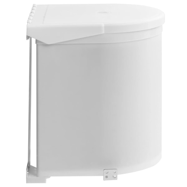 vidaXL Inbyggd sophink plast 12 L Vit