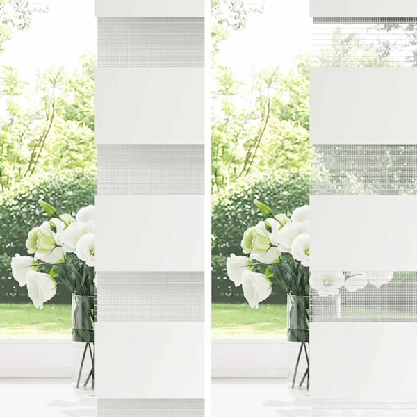 vidaXL Rullgardin randig brun 70 x 120 cm transparent Brun