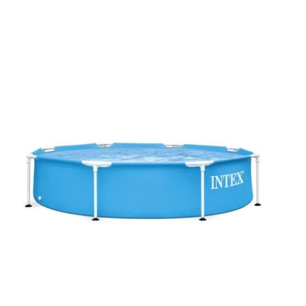 INTEX Pool Metal Frame 244x51 cm Blå