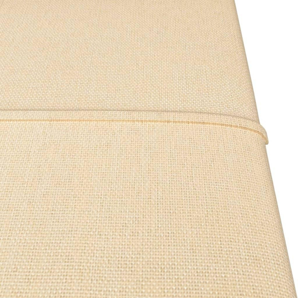 vidaXL Väggpaneler 12 st Gräddvit 30x30 cm tyg 1,08 m² Kräm